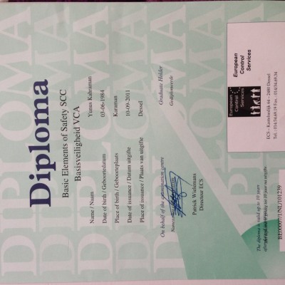 Talentcard van Yunus Kahraman