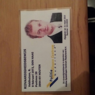 Talentcard van Ronald Veldhuizen