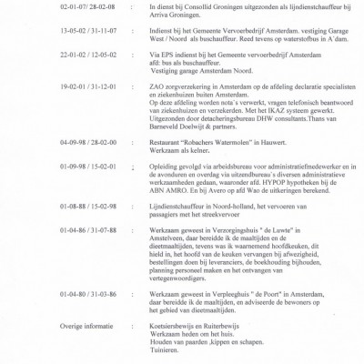 Talentcard van Paul de Boer